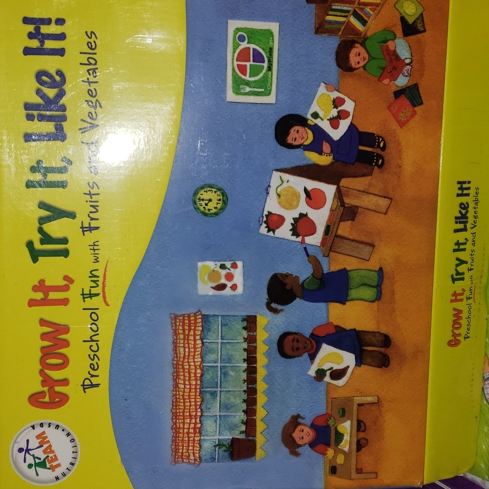 Grow It, Try It, Like It Preschool Fun w/ Fruits & Vegetables Nutrition Kit NEW